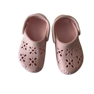 Crocs Toddler Classic Floral Cut-Out Clog